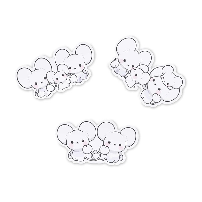 Tandemaus Stickers (3-Pack)
