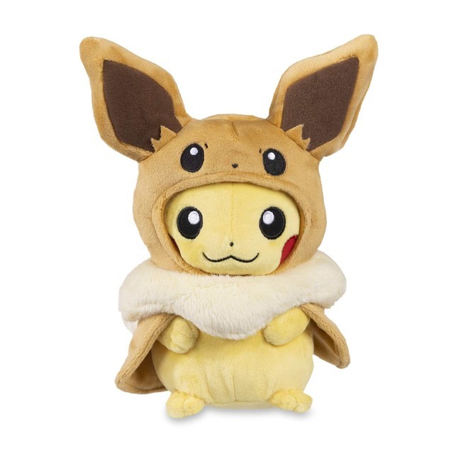 Eevee Cape Pikachu Poké Plush - 9 In.