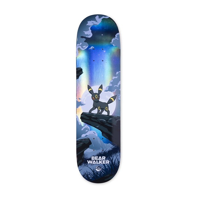 Pokémon Center × Bear Walker: Umbreon Skateboard Deck